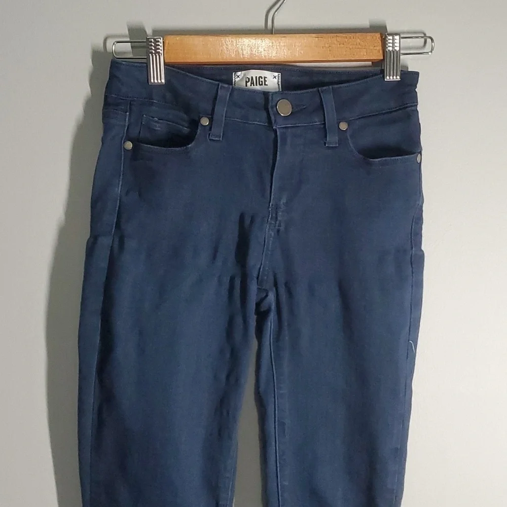Paige jeans women's size 26 size 2 US dark medium blue Verdugo ankle